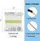 Griffin Nylon Bead Cord Perlseide – Size 1 (0.35mm) – 2 Meters per Card – Stainless Steel Needle Attached – for Knotting Pearls, Gemstones, Crystals and Beads